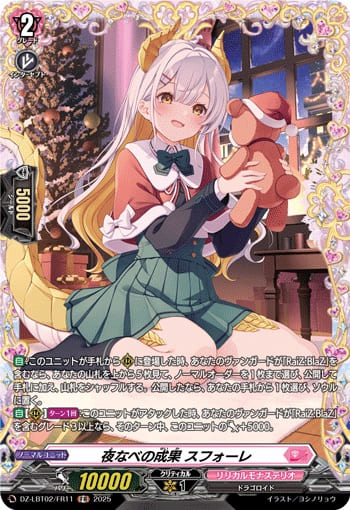 夜なべの成果 スフォーレ